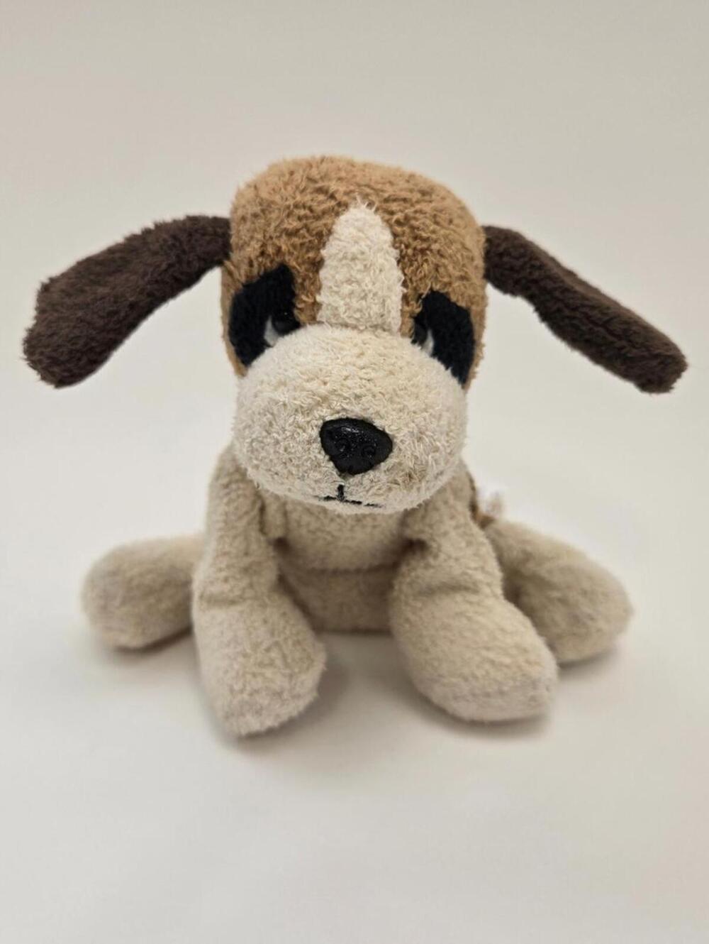 Russ Bean Bag “Bandit” the Brown Dog No Tag, Vintage Collectible (5 inch)